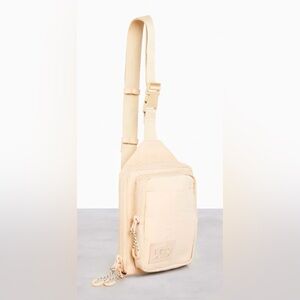 BEIS Sports Sling Crossbody Bag | Beige | Minimalist Athleisure Romcore Normcore